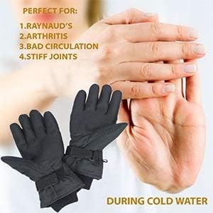 Miniatura 3 de Guantes cálidos con calefacción para hombres y mujeres, un tamaño para adultos, térmicos, eléctricos, a pilas, guantes de calentamiento perfectos