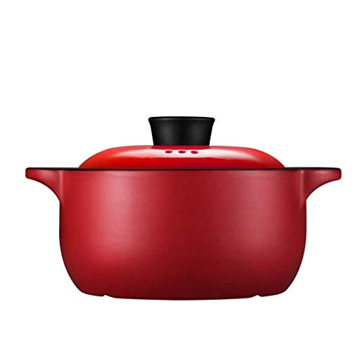 CTCOIJRN Olla de cerámica para sopa, olla de estofado, olla de arcilla, ollas de barro