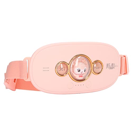 SALUTUYA Gürtelwärmer-Massage, tragbares Vibrations-Heizkissen mit 15 Gängen für die Periode für Frauen(Fernbedienung) Cover