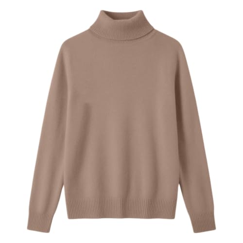 ENCURKUS Oversized Mock Neck Sweater Women Lightweight Knit Pullover Tops - image 5