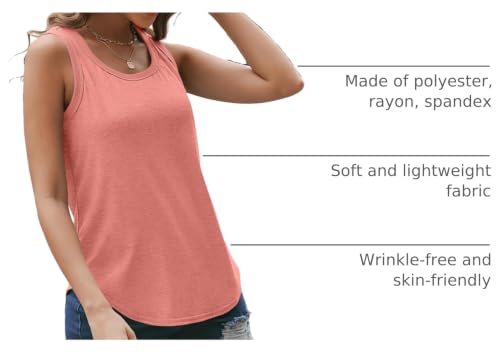 Image of AUTOMET Women's Square Neck Tank Top | Soft Lightweight Sleeveless Shirt, Loose Fit Flowy Summer Basic for Layering, Casual & Workout