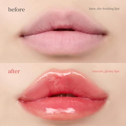 NOONI Korean Lip Oil - Appleberry | Long-Lasting, Moisturizing, Plumping, Revitalizing for Dry Lips, Waterproof, No Peel Off, Hydrating, Nourishing Crystal Clear, Stocking Stuffers, 0.12 FL Oz