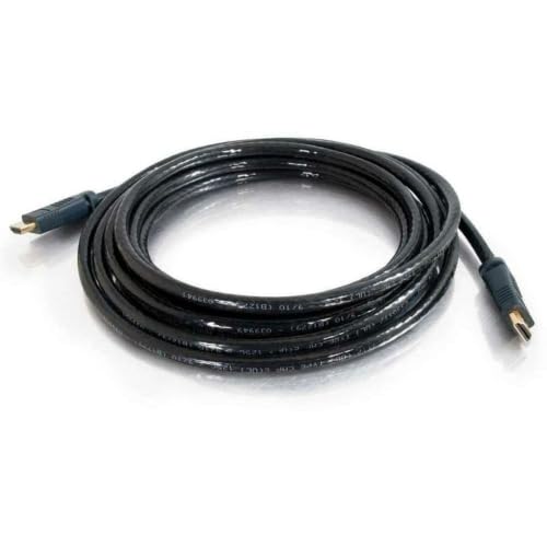 Cable HDMI de 15,2 m C2G Pro Series Plenum negro para conexiones estables y sin interferencias 4