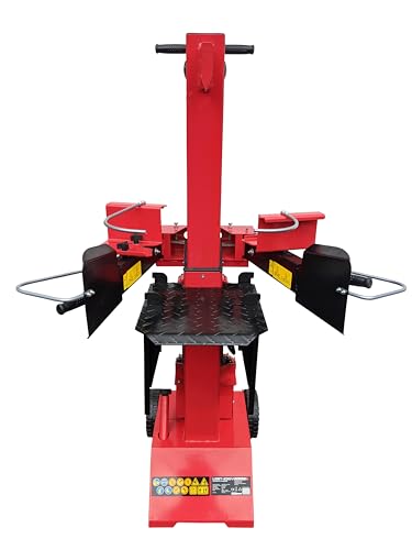 Cortador de madera Crossfer LS8T-400V/PRO, cortador hidráulico de 8 toneladas de fuerza de corte, motor de 400 V 3,5 kW, máx. 55 cm de longitud de corte. Diámetro máximo de la caja: 30 cm.