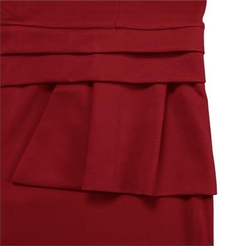 Image of ZVO Midi Dress for Women Pencil Dress Fashion Work Dress Elegant Church Dress High Waist Outfits