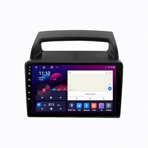 Pantalla de coche con Carplay y Android Auto inalámbrico para KIA Carnival VQ, manos libres