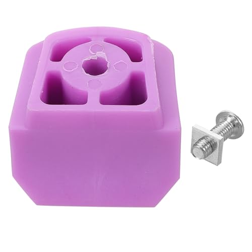 Happyyami Repuesto De Zapata De Freno para Patines Infantiles con Tornillo Freno Universal para Patines Júnior Material Resistente con Absorción De Impactos Y Diseño De Frenado Rápido En Color Morado