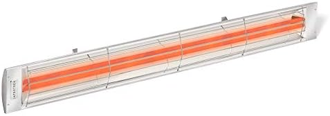Infratech CD6024SS Dual Element - 6000 Watt Electric Patio Heater - C Series, Voltage: 240, Finish Color: Stainless Steel