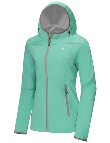 Little Donkey Andy Women's Lightweight Hooded Softshell Jacket for