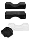 QWORK® Wimpernkissen, U-förmiges Beauty Makeup Kissen, Ergonomisches Wimpernkissen für Verlängerungen, Memory Foam Wimpernkissen für den Heimgebrauch im Schönheitssalon (schwarz)