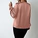 Silk Like Satin Women's Long Sleeve Casual Blouse Elegant and Stylish Top for Every Occasion Women T Shirts Blouses (S) X Pink