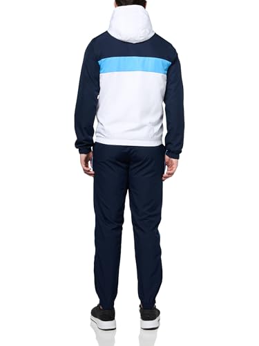Lacoste Men's Sport Diamond Taffeta Sport Tracksuit, Navy Blue/White/Argentine Blue, Medium2