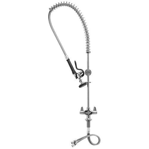 T&S Brass5PR-2S00-12WB-H Equip Pre-Rinse Unit Includes with 12" Wall Bracket and High-Flow Spray Valve