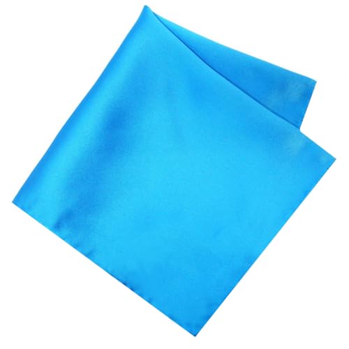 Image of LEONARDI Men's Solid Pocket Square | 30cm x 30cm | Smooth texture | Microfiber | Pack of 1 |