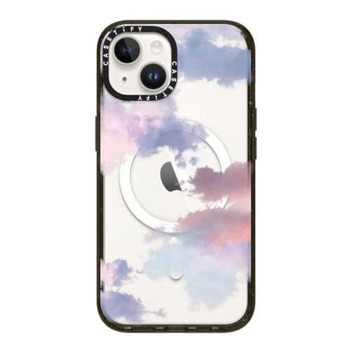 Protection iPhone 14 CASETiFY Impact coque noire compatible charge Magsafe