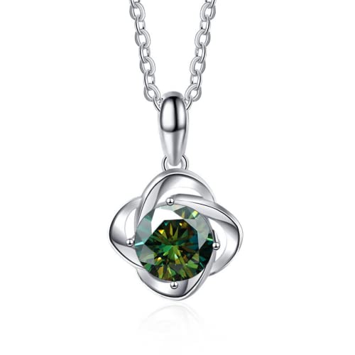 Collier en moissanite pour maman et jeune fille, idée de cadeau idéale pour marquer un anniversaire