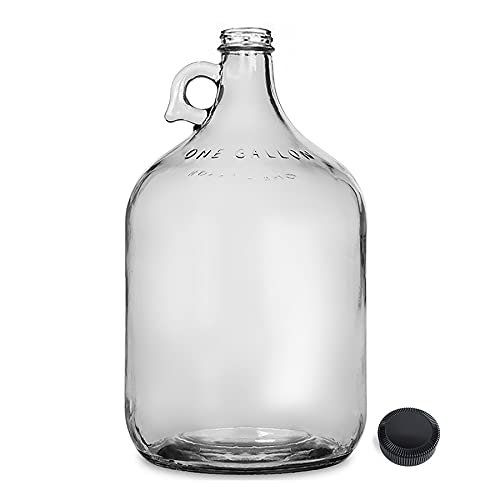 Home Brew Ohio One Gallon Glass Jug with 38mm Polyseal