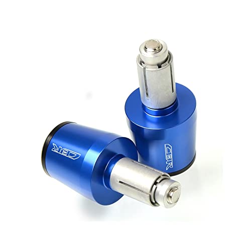 Poignées de guidon moto anti-vibration en aluminium bleu pour Honda CB300R et CB600F