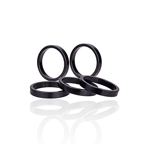 ZLLWLF 32 60 80 90 90 100mm STEMPEUX LIGEWEIGHT 31.8MM 5mm STEM STEM FOURCHER for XC am MTB Pièce à vélo en Aluminium de vélo de Route (Color : 5pcs 5mm Spacer) Cover