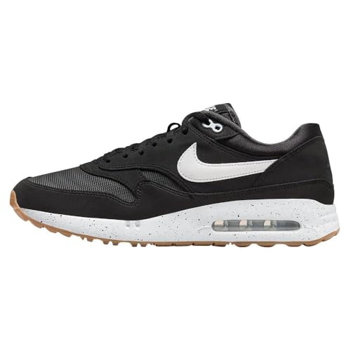 Nike Air Max 1 '86 OG G Men's Golf Shoes (DV1403-003, Black/Anthracite/Gum Medium Brown/White) Size 5