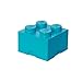 LEGO Medium Azur Blue Storage Brick 4 Children's Toy Box
