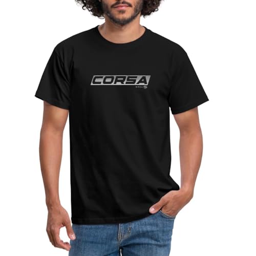 Spreadshirt Opel Corsa Renn Logo Männer T-Shirt, XXL, Schwarz