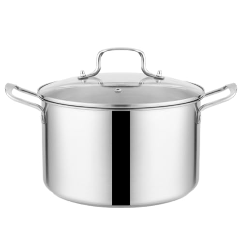 LPYROSE  26cm 6L IHΉ KXΉ Wt Ɩp [^ 3w\ XeX pX^ J[ ύݓ H@Ή (Vo[)