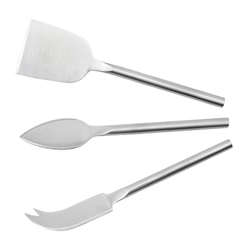 PRETYZOOM Stainless Steel Cheese Knife Set Cheese Cutters Fork Charcuterie Board Accessories Butter Fruit Slicing