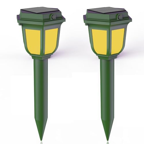 Mole Repellent Solar Powered & Snake Repellent for Yard, Ultrasonic Deterrent, IP65 Waterproof to...