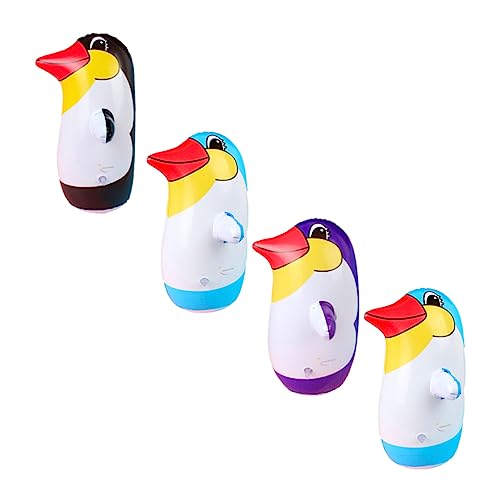 Yardwe Animal Tumbler Toys Inflatable Ornament Set Boys and Girls Decor Pvc Adornment for Home
