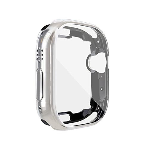 Coque protection iWatch Ultra 49mm finition argent premium