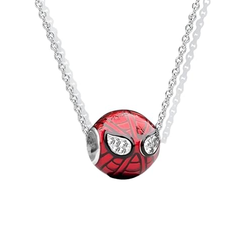 Collier de perles de super-héros pour look punk rock et Halloween
