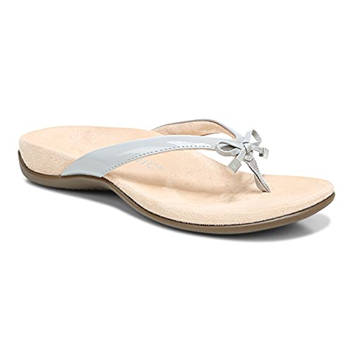 Image of Vionic Women's Rest Bella Toe Post Sandal- Supportive Ladies Orthotic Sandals that include Three Zone Comfort with Arch Support- Flip Flop for Ladies, Medium and Wide Width Size 5-12