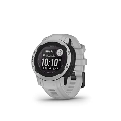Garmin Instinct 2S Solar, Smartwatch, 40mm, Rugged design, Ricarica solare, Autonomia 51 giorni, +30 app multisport, GPS, Cardio, SpO2, Garmin Pay, Connect IQ (Mist Gray)