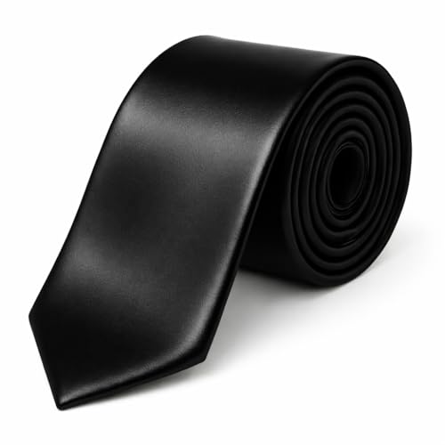 Image of SOFTSTYLE Premium Satin Necktie For Men | Wrinkle-Free | Ofice, Party & Wedding