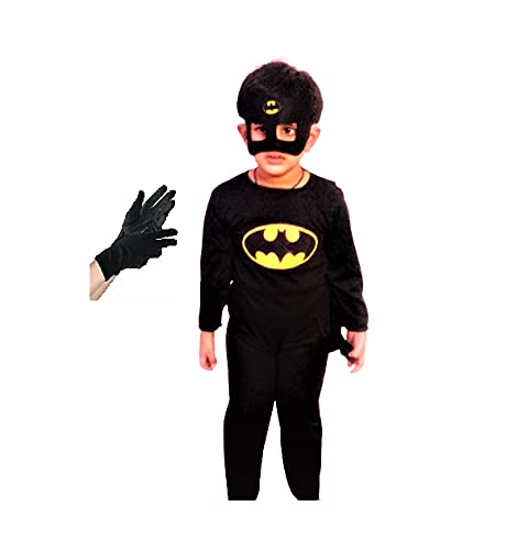 Bat-Boy Bat Man Dress for Kids (2-12 Years) Superhero Costume (6-8 Years, BayBoy Costume + Gloves) (B09L5TPY6L) Amazon Price History, Amazon Price Tracker