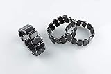  Edel- und Heilstein Schungit direkt aus Karelien: 3 x Armband\