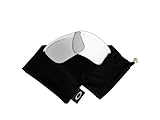  Oakley Original Flak Jacket XLJ OO9009 Clear Replacement Lenses For Men For Women+BUNDLE with Oakley Microfiber Cloth Bag