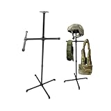 IMCCSPTP Body Armor Stand,Free-Standing Tactical Gear Stand,Heavy Duty Armor Stand,Police Gear Stand Apply Helmet Vest Belt(Black