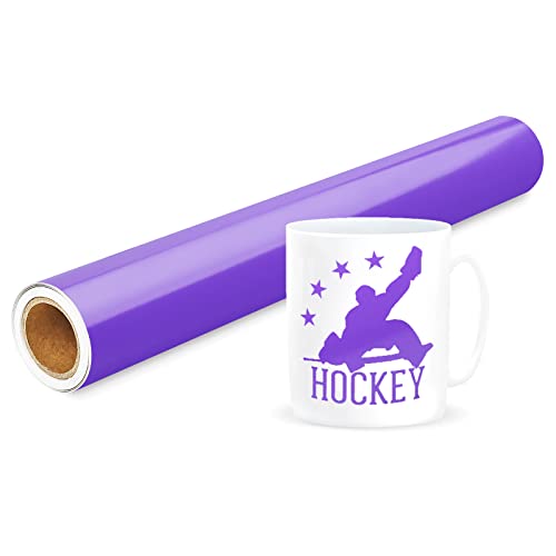 Prime Vinyl Violet Permanent Vinyl Roll, Violet Vinyl for Cricut - 12" x 15 Ft- Glossy Purple Self Adhesive Vinyl for Silhouette Cameo, Decor Sticker, Weeding Machine, Craft Cutter Machine, Home Decal