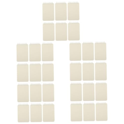 Cahiers à spirale papier blanche NUOBESTY pour éviter d'oublier vos idées importantes
