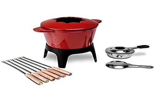 Conjunto para Fondue 10 Pcs Sauté, Vermelho, Haus Concept