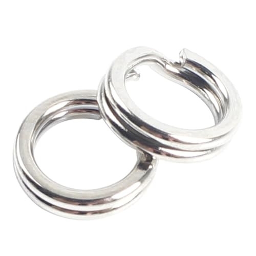 Conectores de anillo partido acero inoxidable 100 pzas miniatura 6