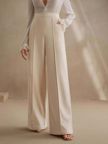 Image of KOTTY Women's Formal Wide Leg Pant Set with Tailored Fit for Office Wear, Casuals Styling, and Elegant Smart Casual Fashion