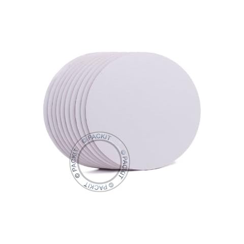 50 x Cake Boards Round White 12" Decoration Displays FREE SHIPPING Cover