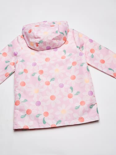 Image of Carter's Toddler & Little Girls' Midweight Fleece Lined Hooded Raincoat Rain Jacket