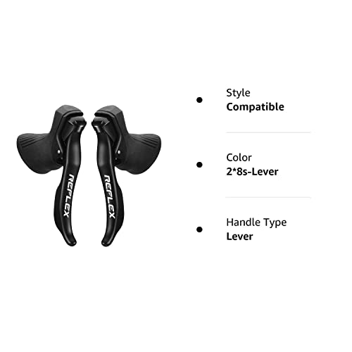 Sensah Sti Road Bike Shifters Double 2×8/2×9 Speed Lever Brake Bicycle Derailleur Groupset Compatible For Shimano Claris Sora (2*8S-Lever) #TOP3