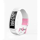 KryZaroデジタル腕時計 歩数計ブレスレット シンプル 男女兼用 ファッションウォッチ シリコンバンド 多機能 学生 誕生日、夏休み、夏、感謝祭、その他の祝日