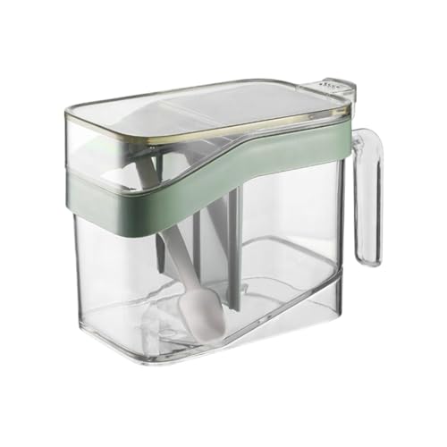 Contenedores de condimentos con tapa - Recipientes para sal y azúcar | Contenedores para condimentos Contenedores de condimentos Contenedor de sal para cocina, mostrador