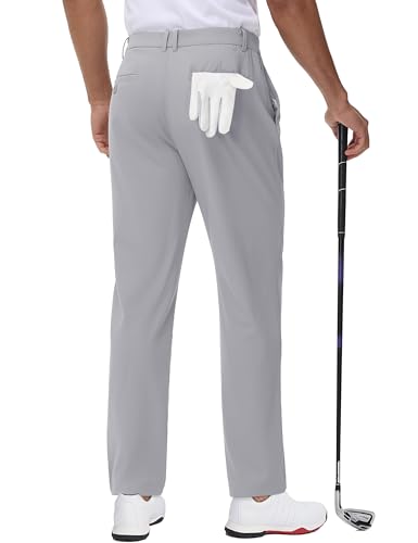 TACVASEN Golf Pants Men - 30"/32"/34" Stretch Lightweight Quick Dry Dress Pants for Men with Pockets for Work Casual3